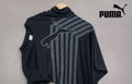 Puma Men’s Graphic Performance T-Shirt – Black & Grey Abstract Print